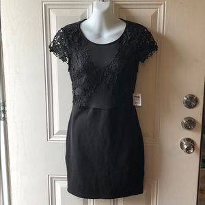 Charlotte Russe Black Code Beach Club Night Lace Dress. Perfect for Prom. Sz S.